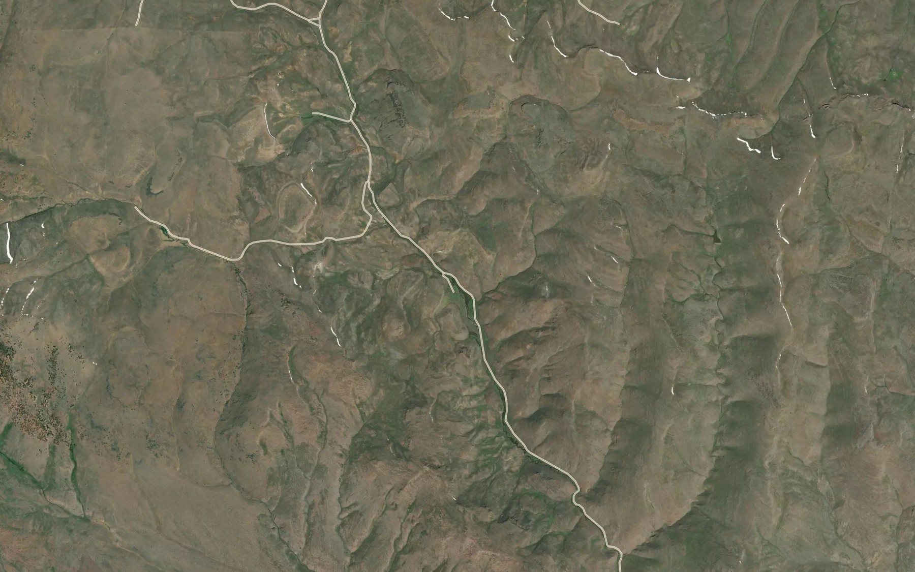 Satellite map of the Marking Corral Springs