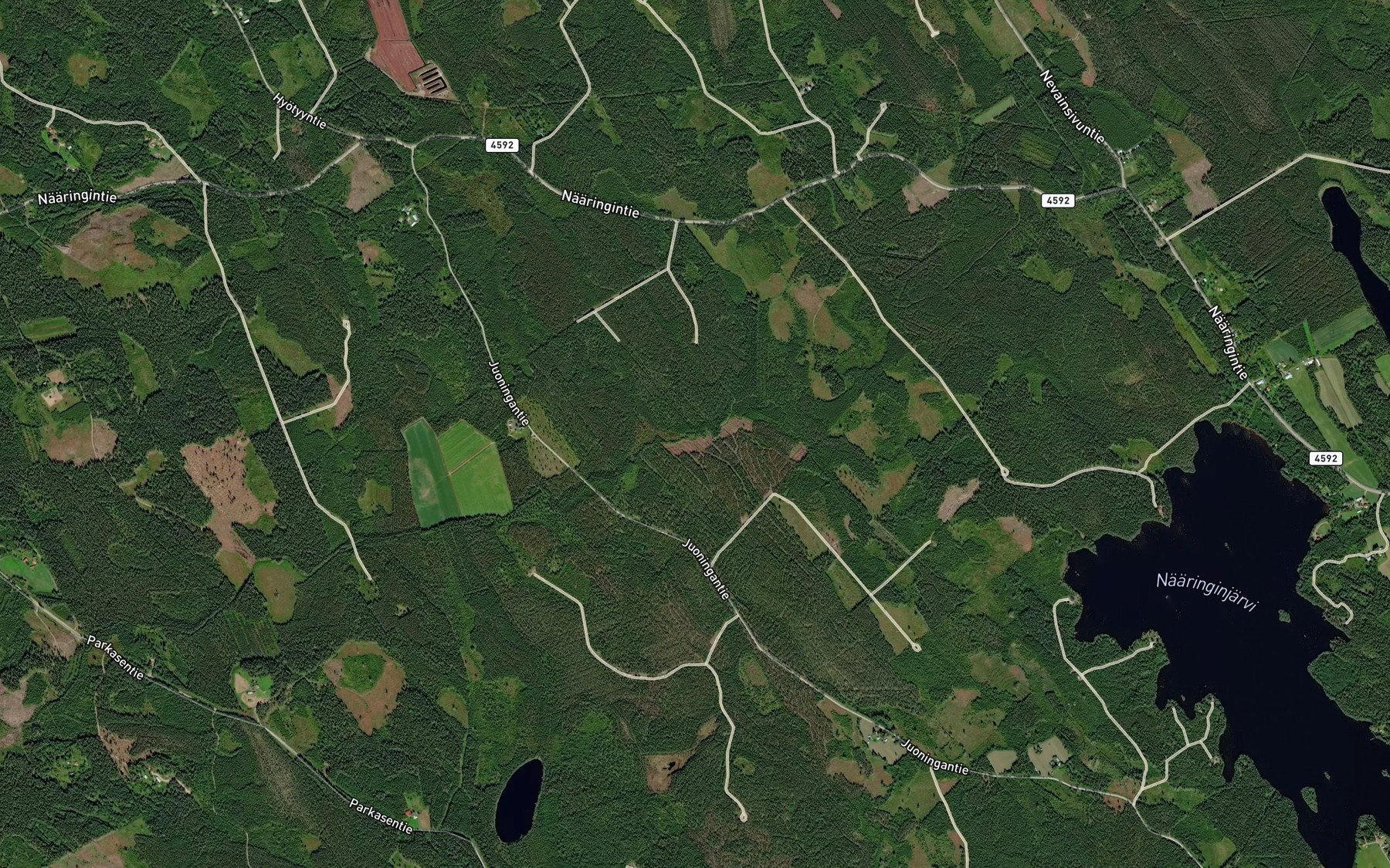 Satellite map of the Kalliokoskenpuro
