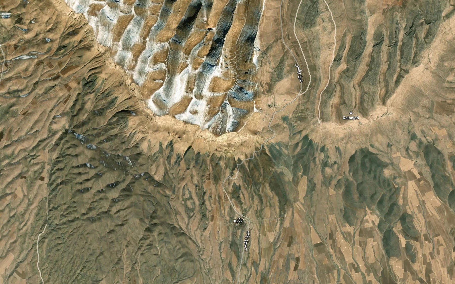 Satellite map of the Bidestan