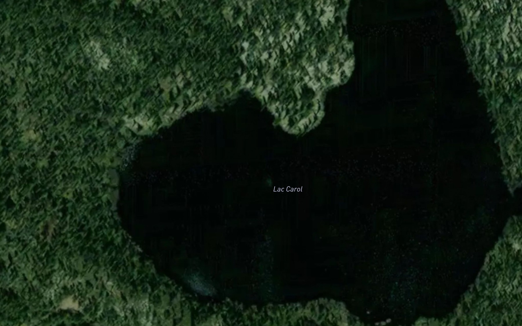 Satellite map of the Lac Carol
