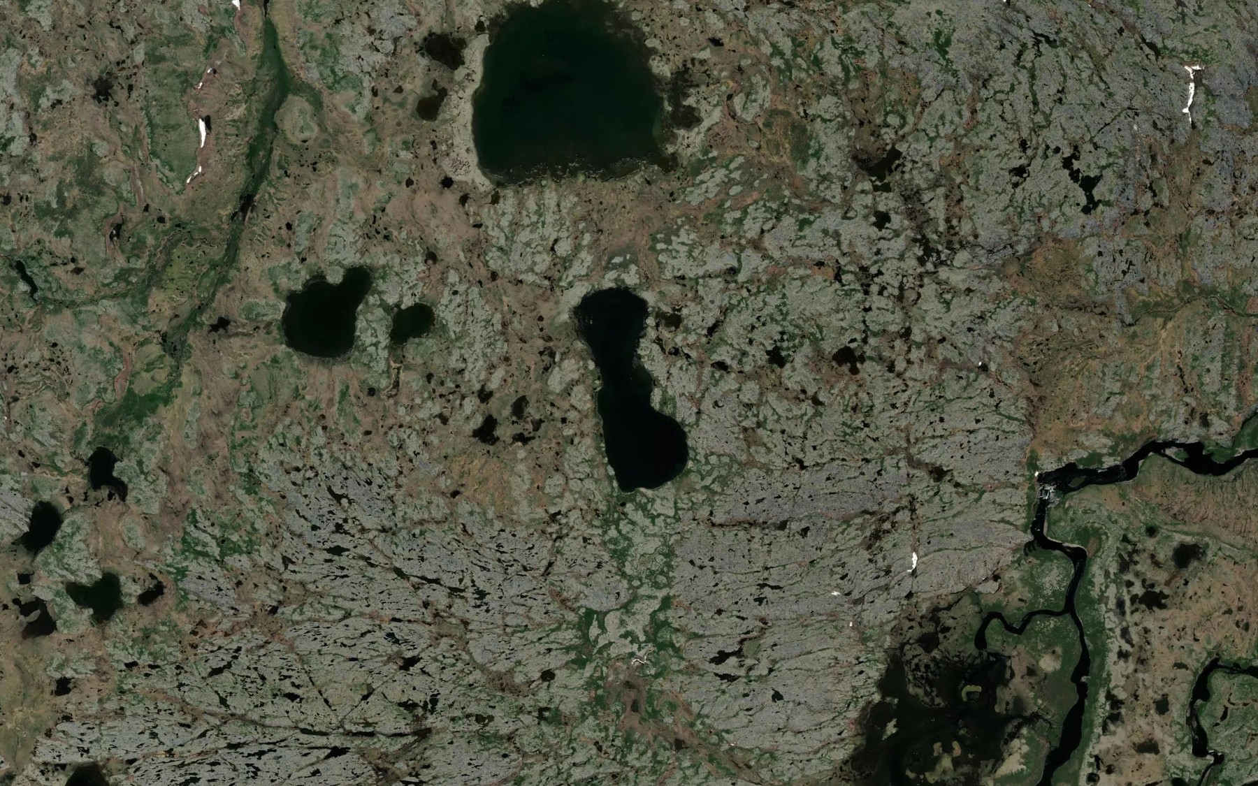 Satellite map of the Lac Tasiapik