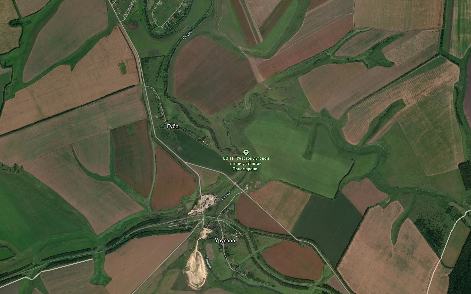 Satellite map of the Sorochka
