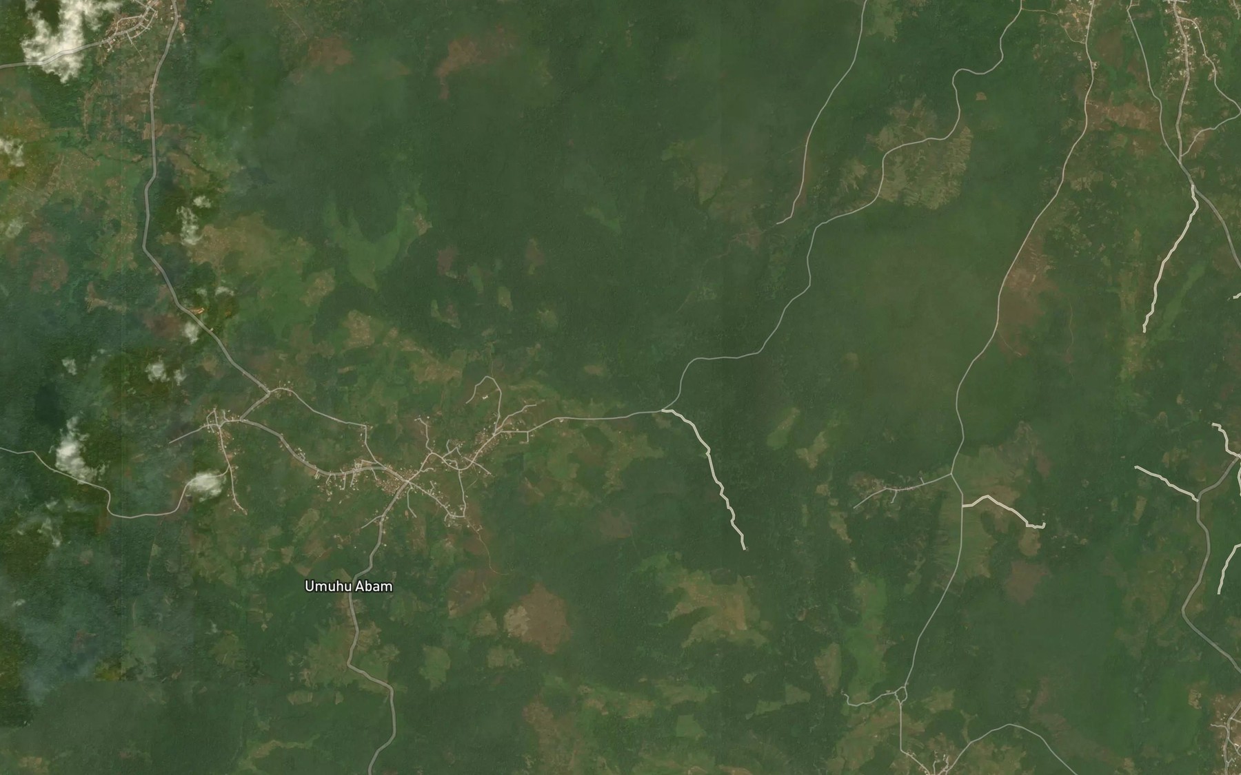 Satellite map of the River Osimini