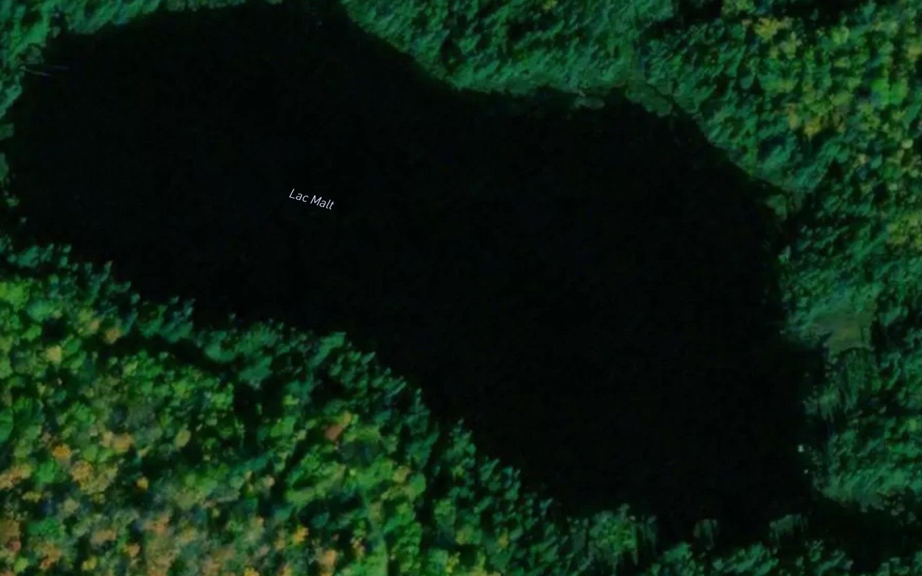 Satellite map of the Lac Malt