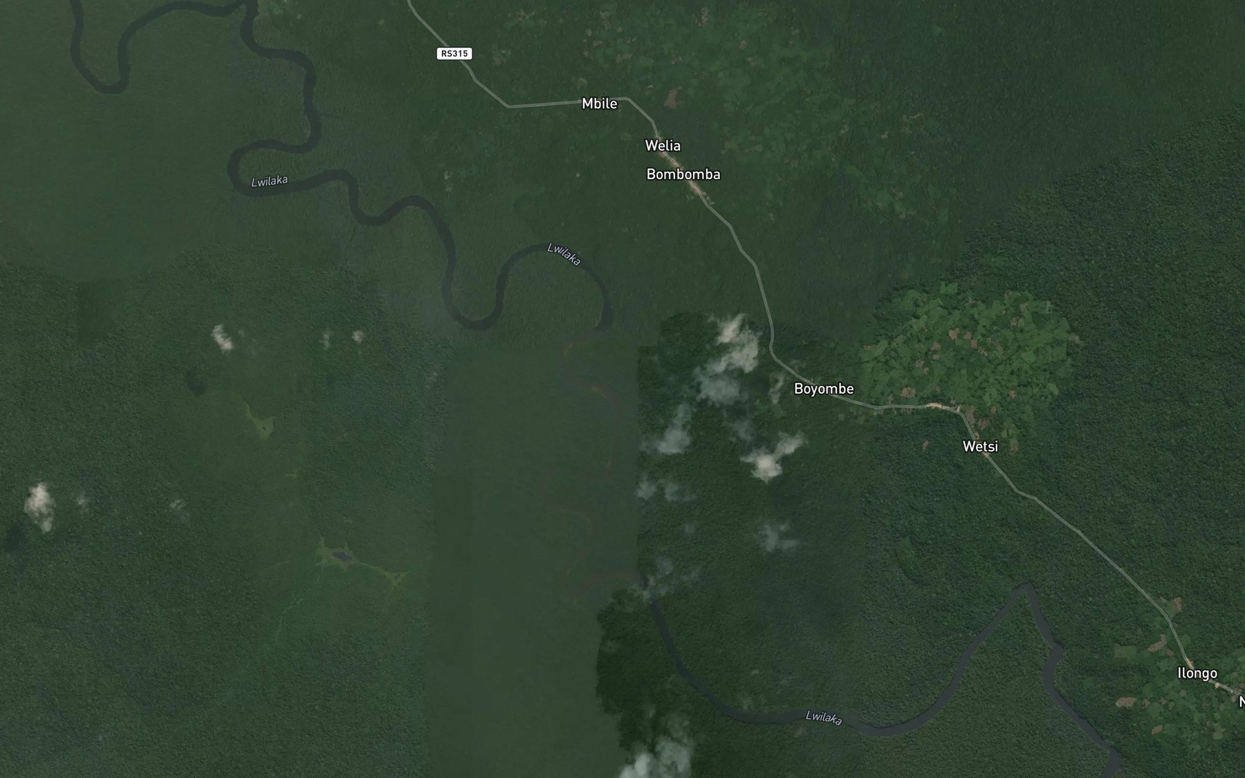 Satellite map of the Maleke