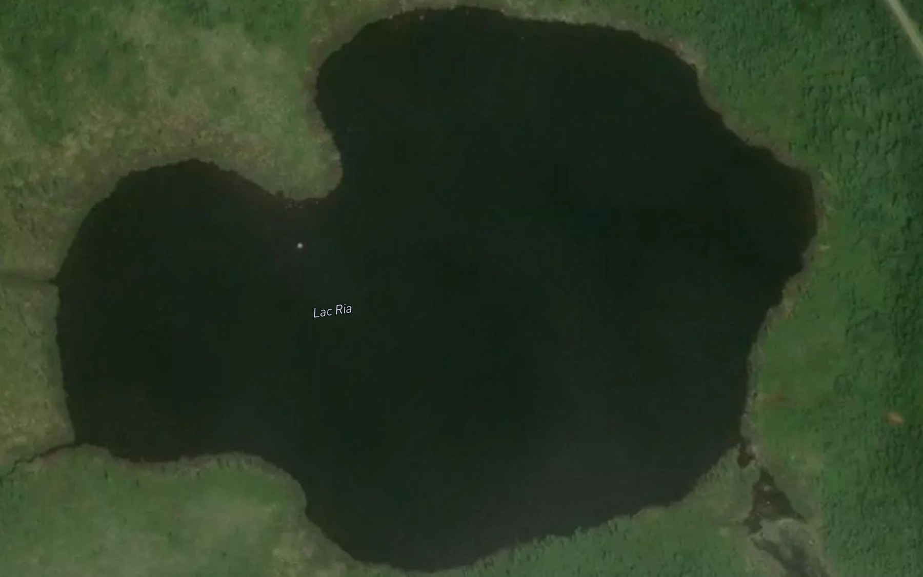 Satellite map of the Lac Ria