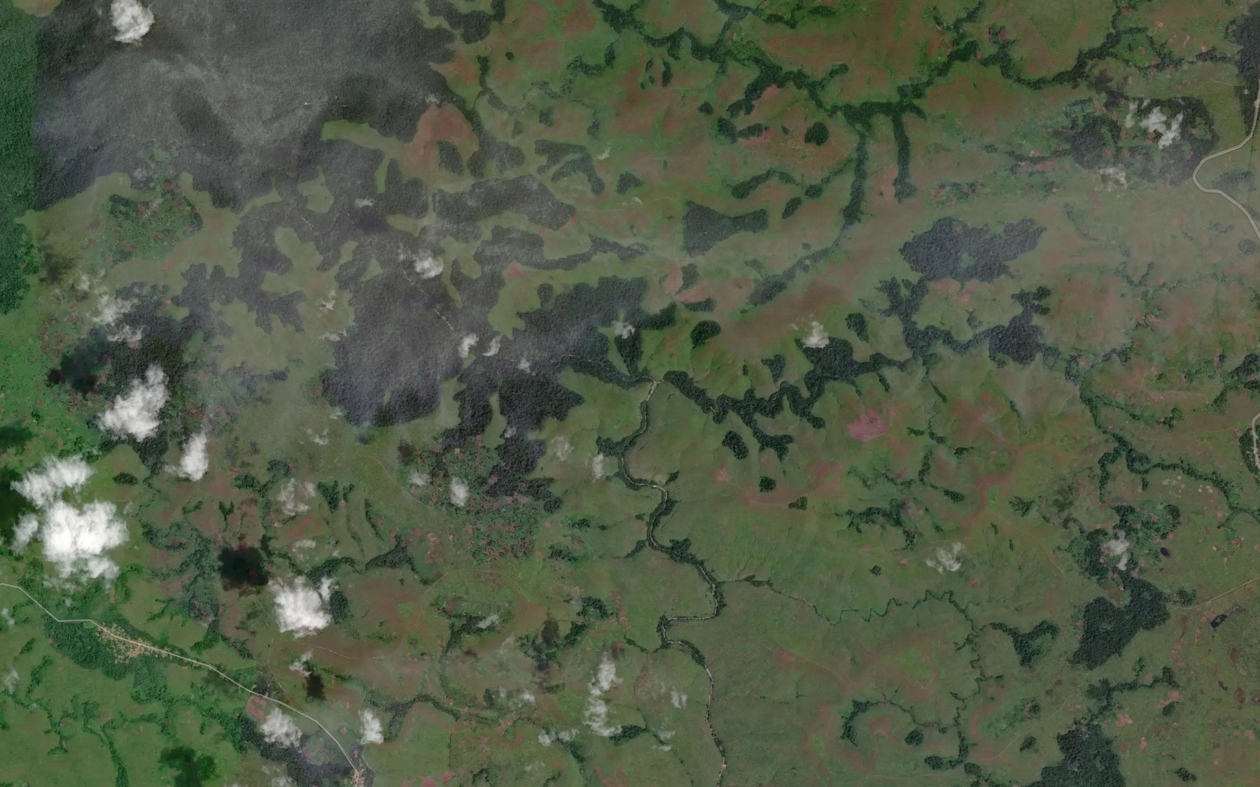 Satellite map of the Matoufou