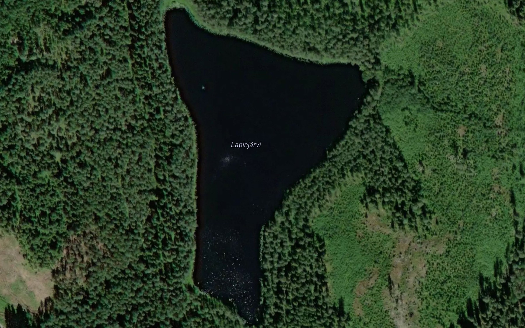 Satellite map of the Lapinjarvi