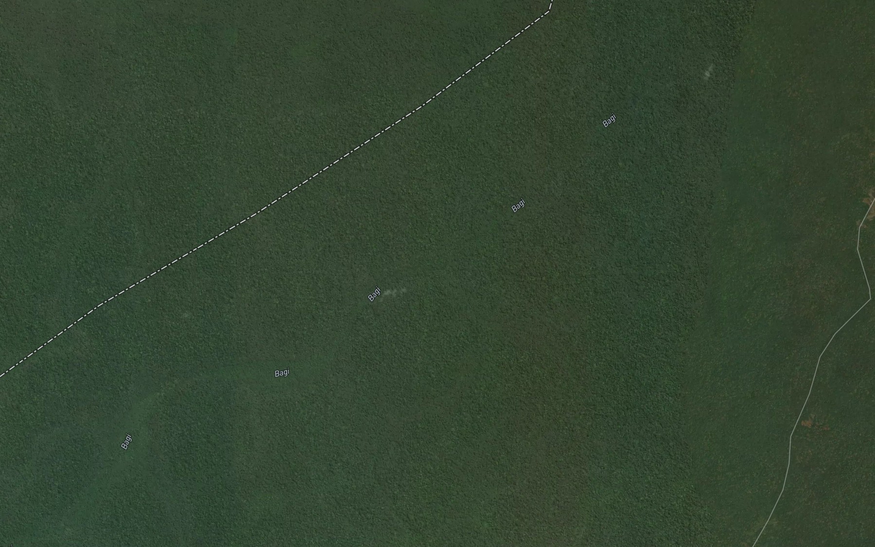 Satellite map of the Bupule