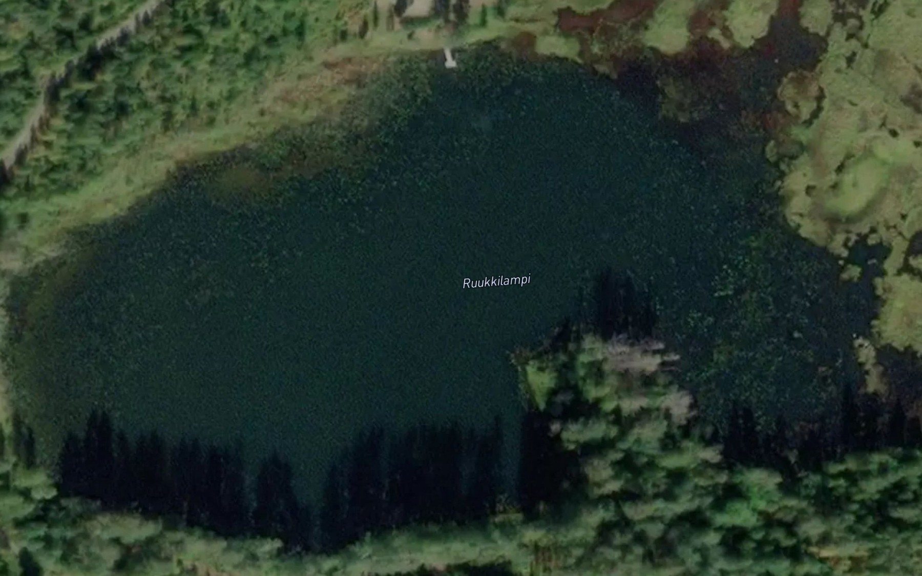 Satellite map of the Ruukkilampi