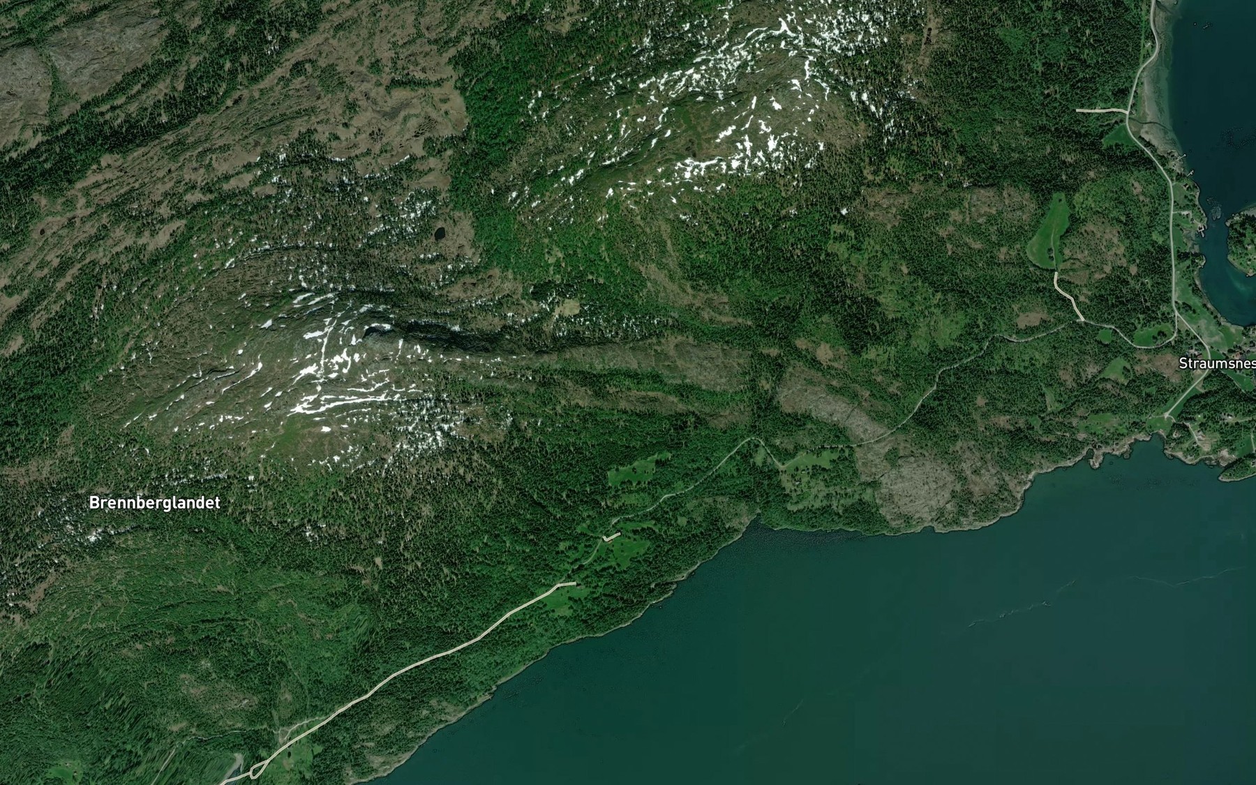 Satellite map of the Hammarbekken