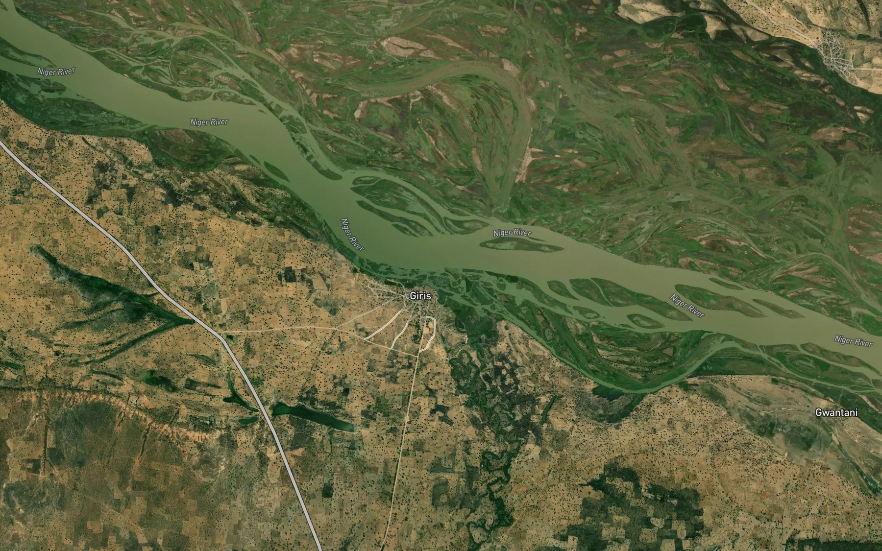 Satellite map of the Ilogourou