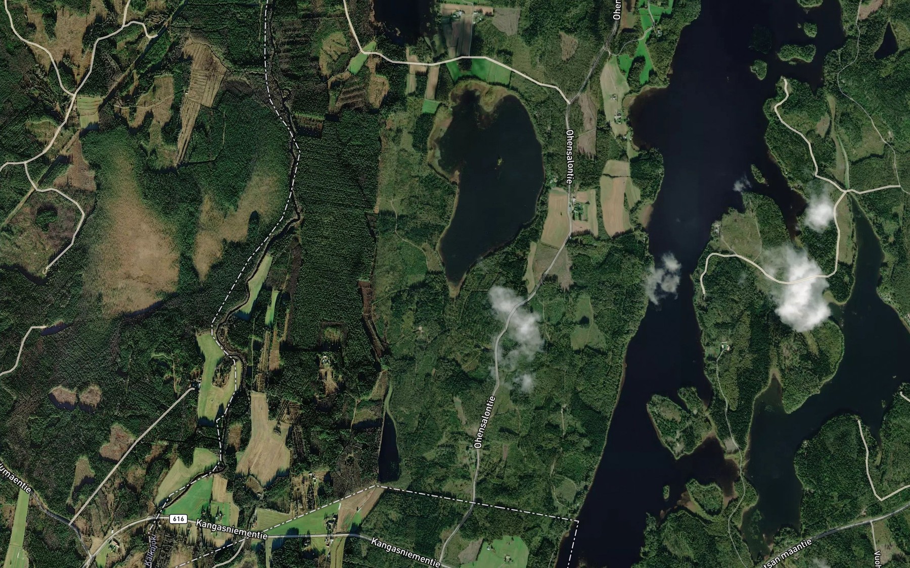 Satellite map of the Etelalahti