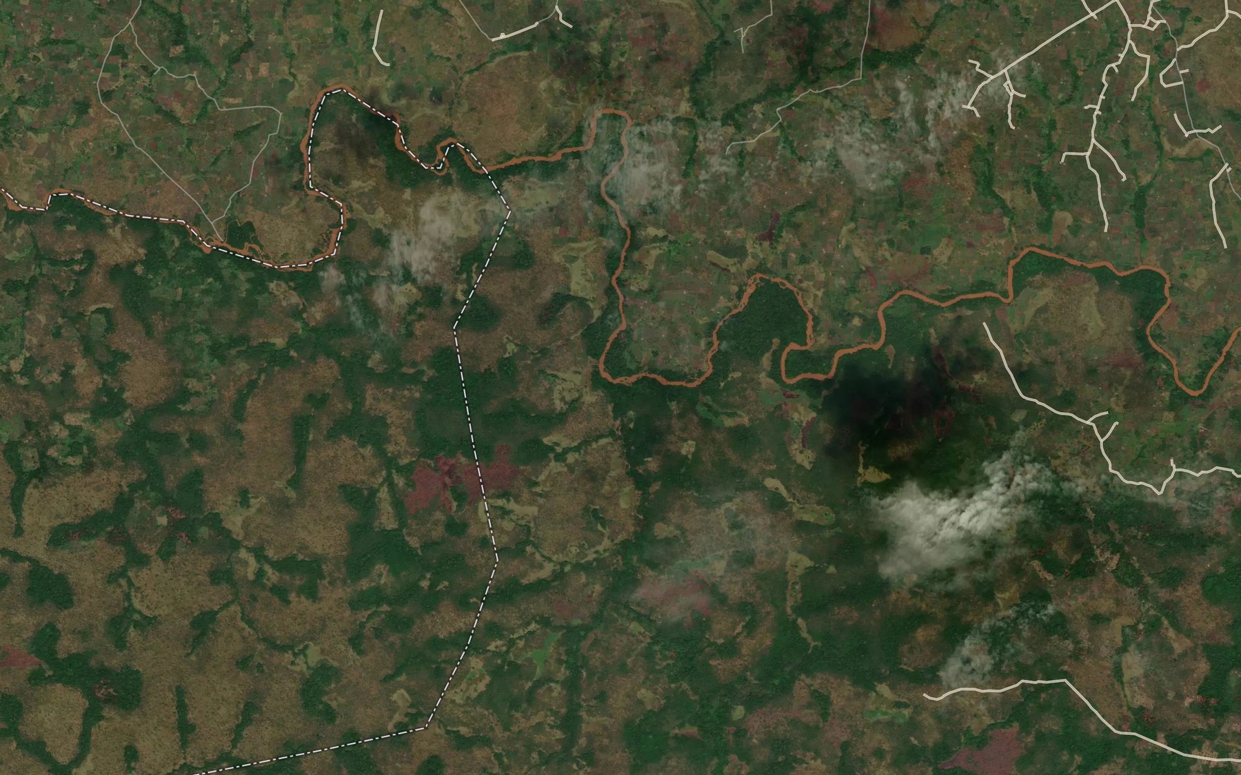 Satellite map of the Kesa