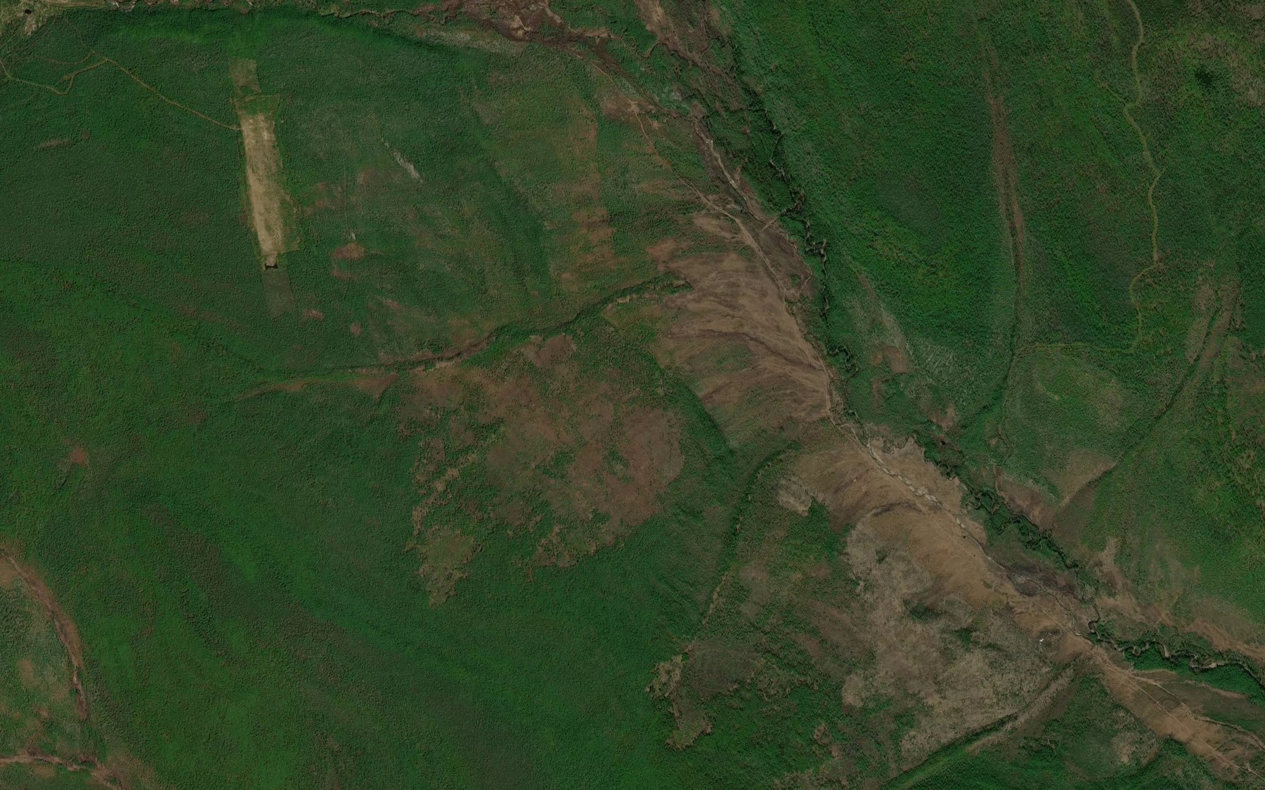 Satellite map of the Burunda
