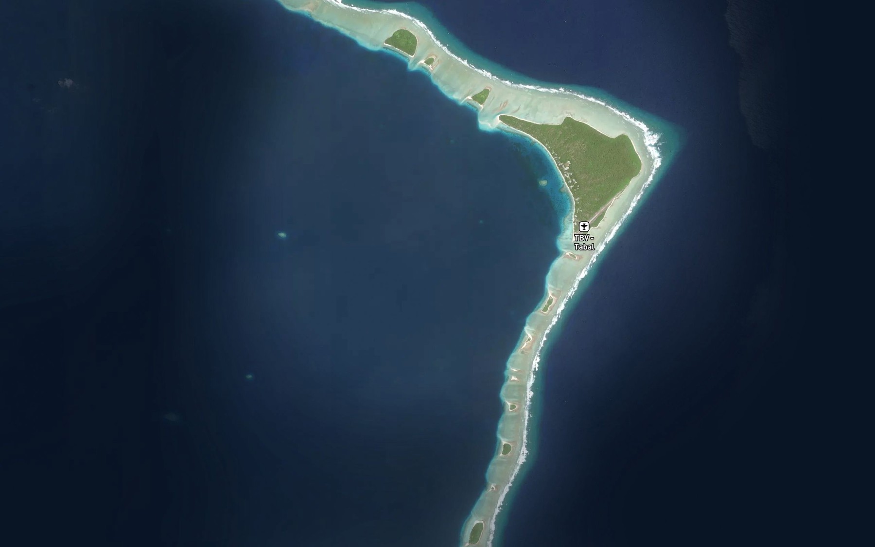Satellite map of the Tabal Anchorage