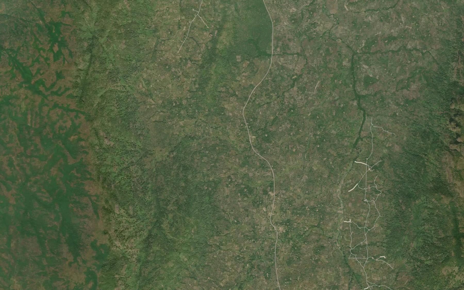 Satellite map of the Waghase
