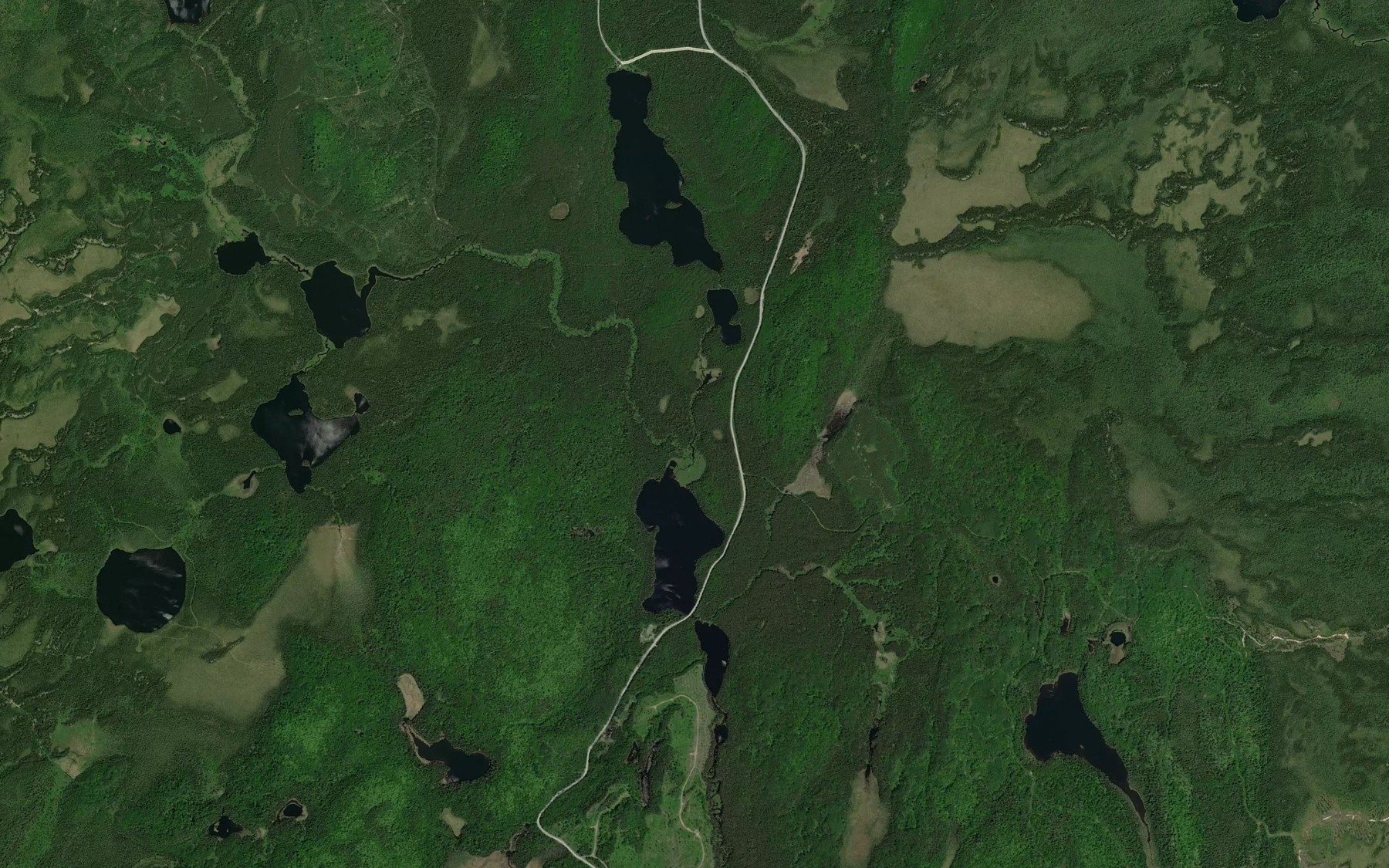 Satellite map of the Karchuk Creek