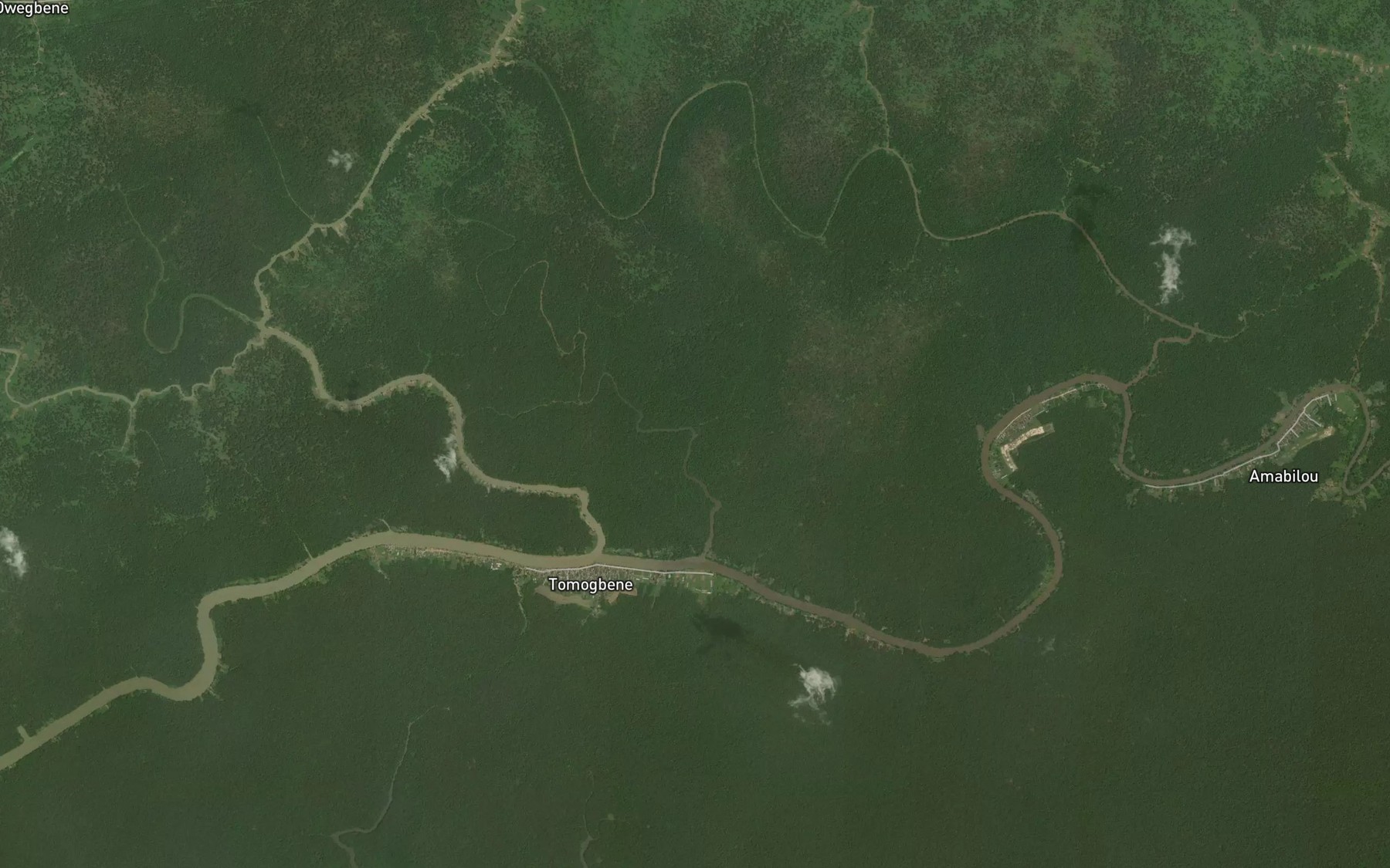 Satellite map of the Sakpa