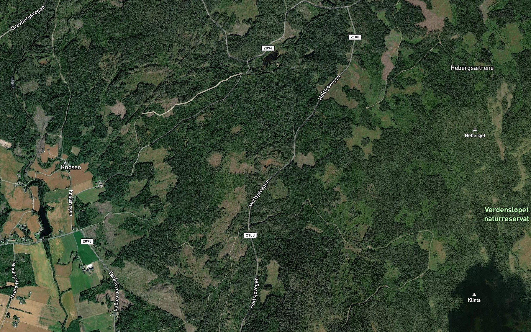 Satellite map of the Saeterastjernet