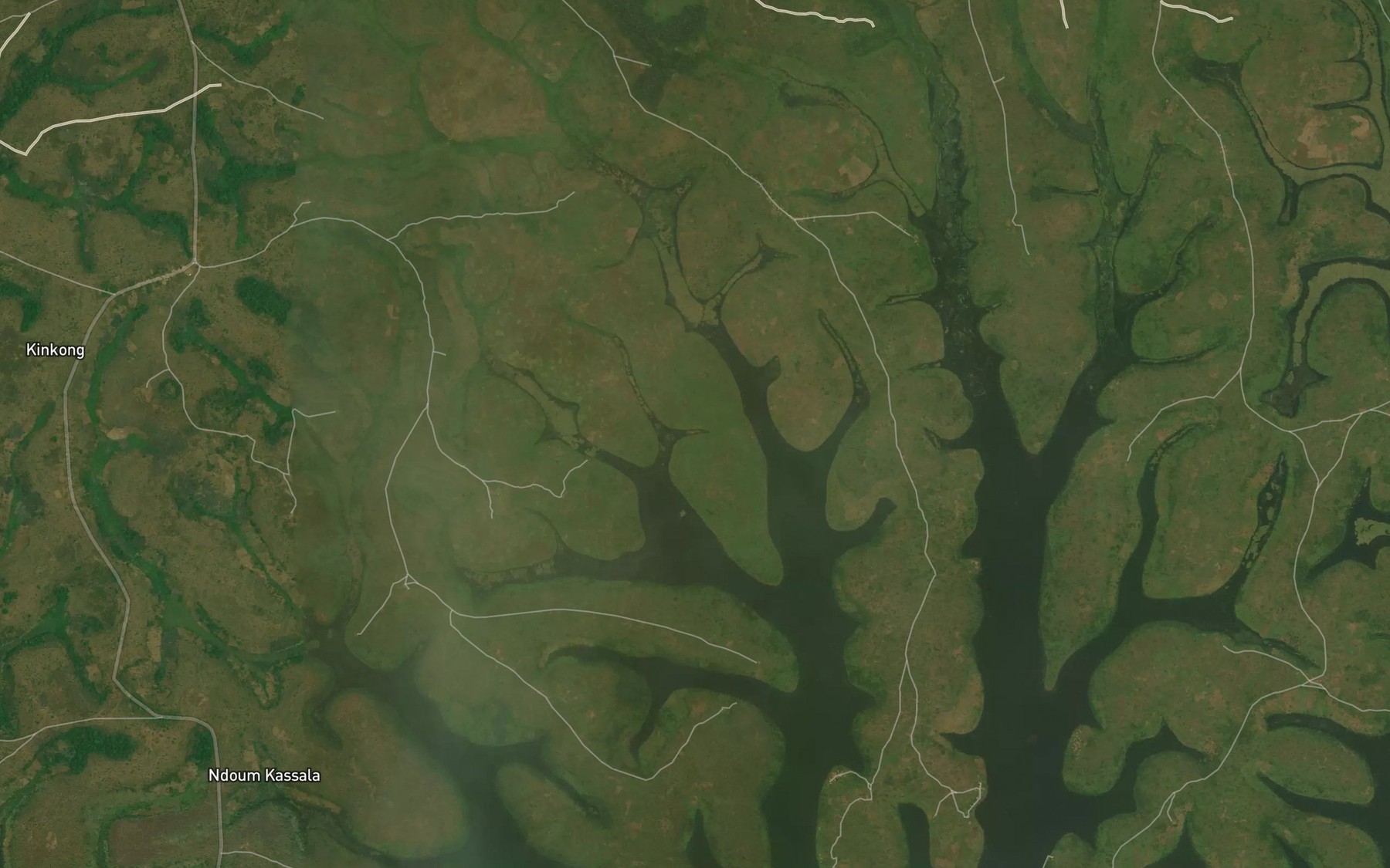 Satellite map of the Kassimbaki