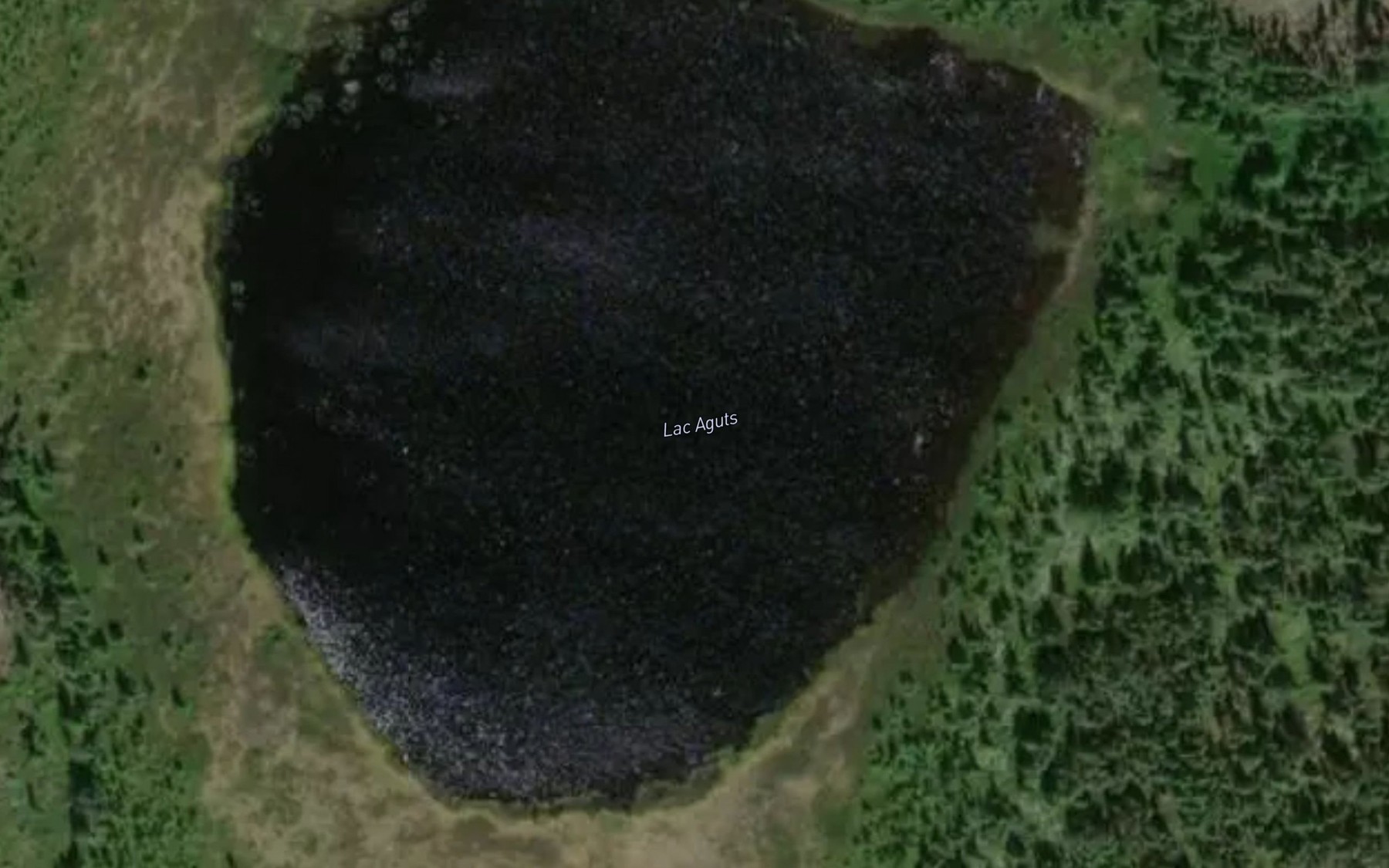 Satellite map of the Lac Aguts