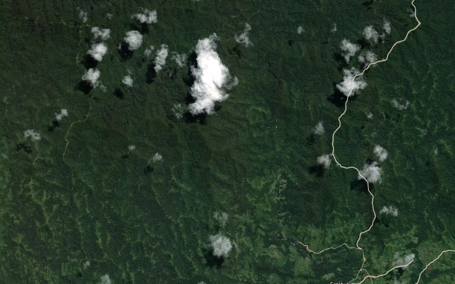 Satellite map of the Sungai Entabuloh Laboyan