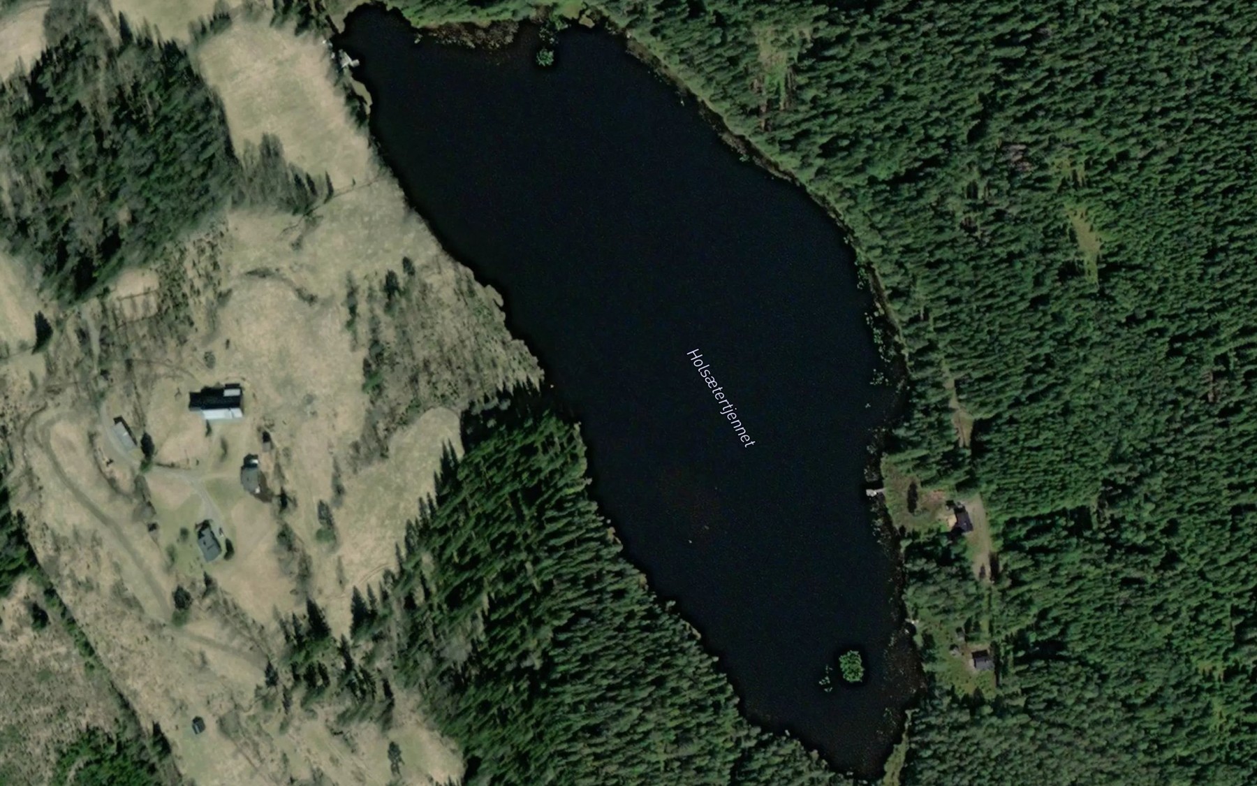 Satellite map of the Holsaetertjernet