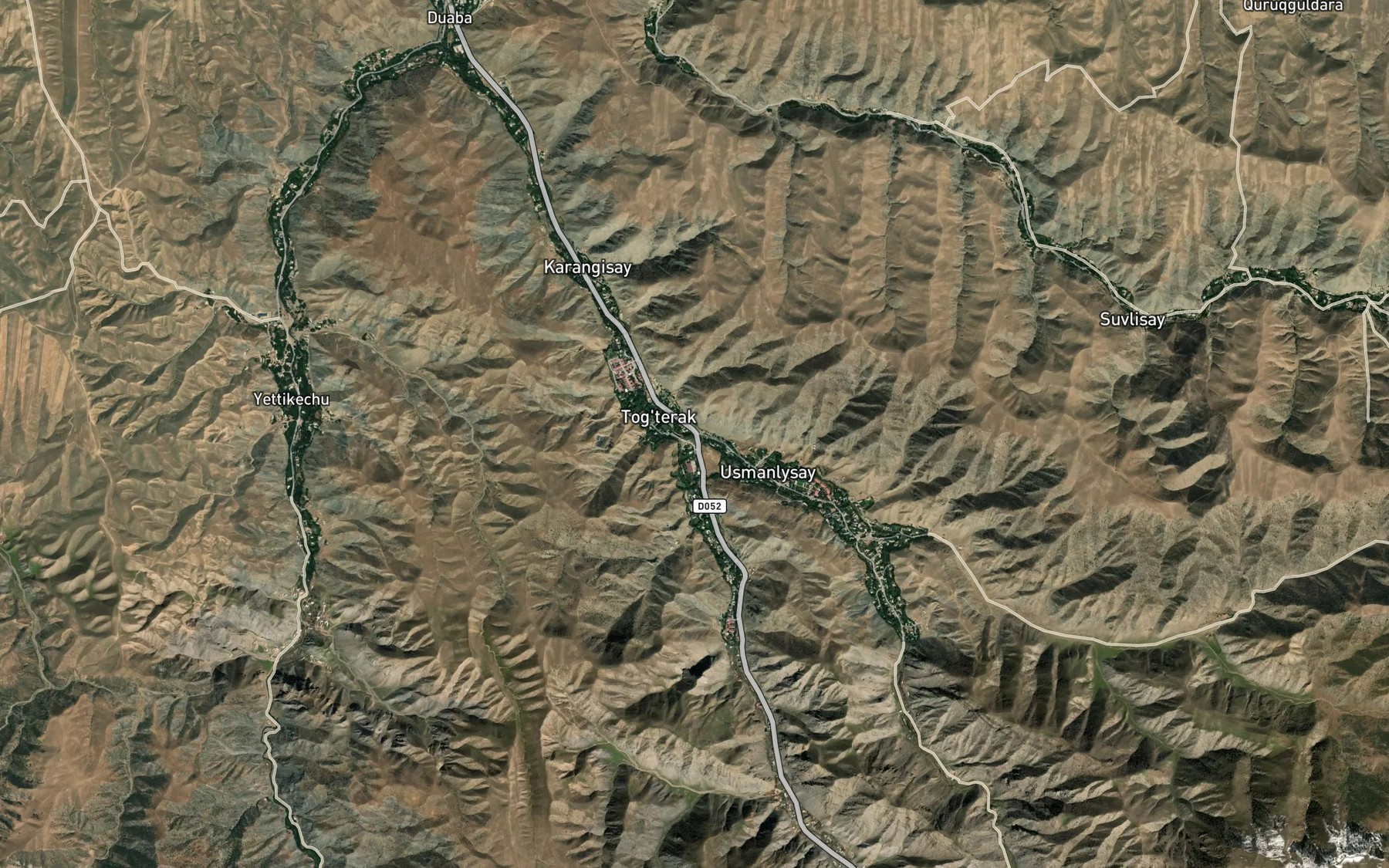 Satellite map of the Usmoni