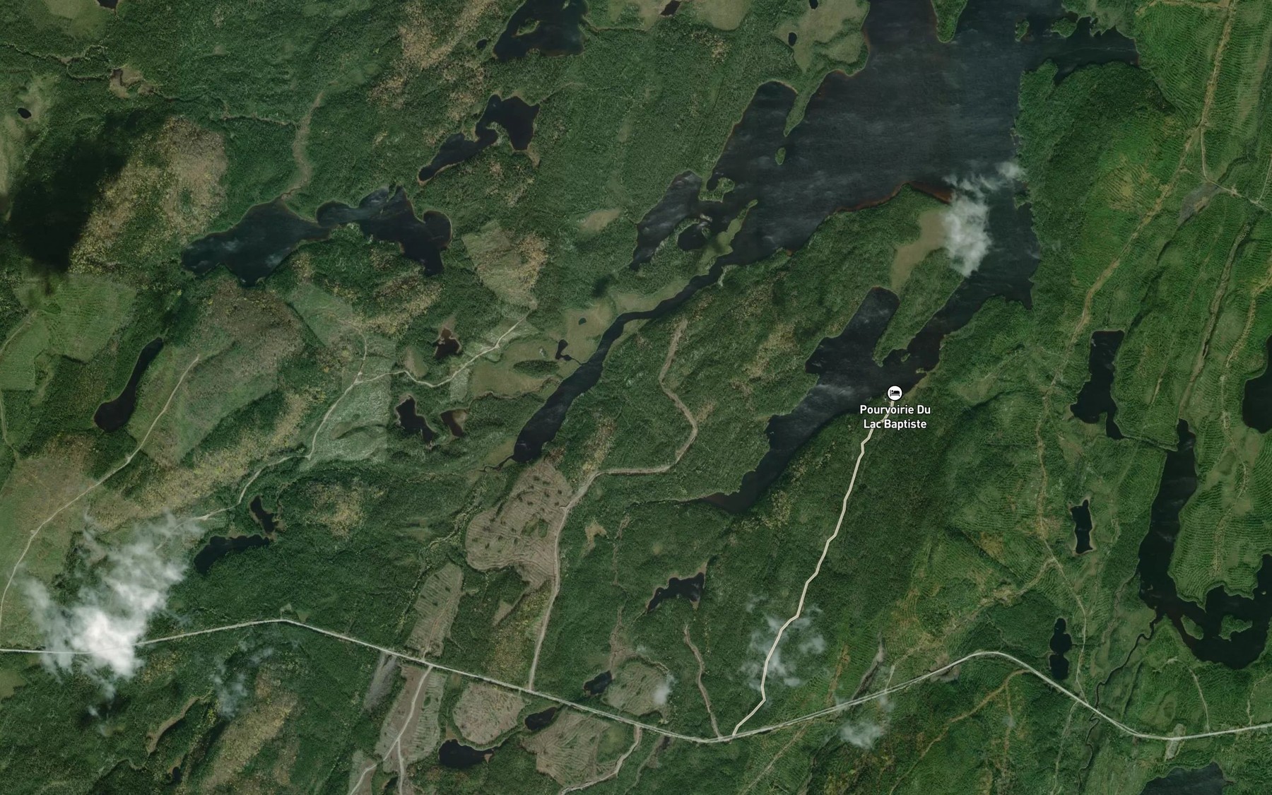 Satellite map of the Baie Picikockekaw
