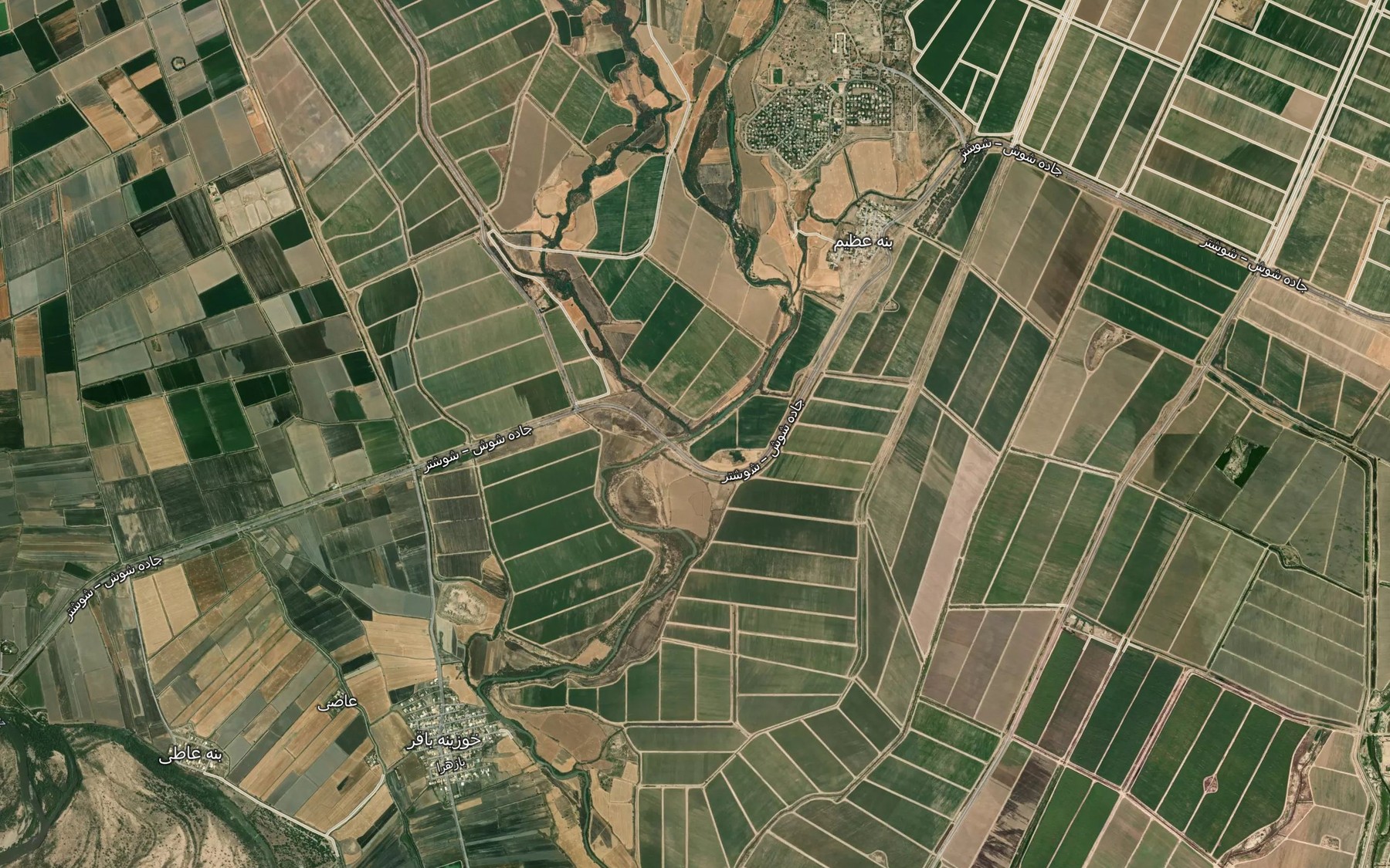 Satellite map of the Rudkhaneh-ye Galal
