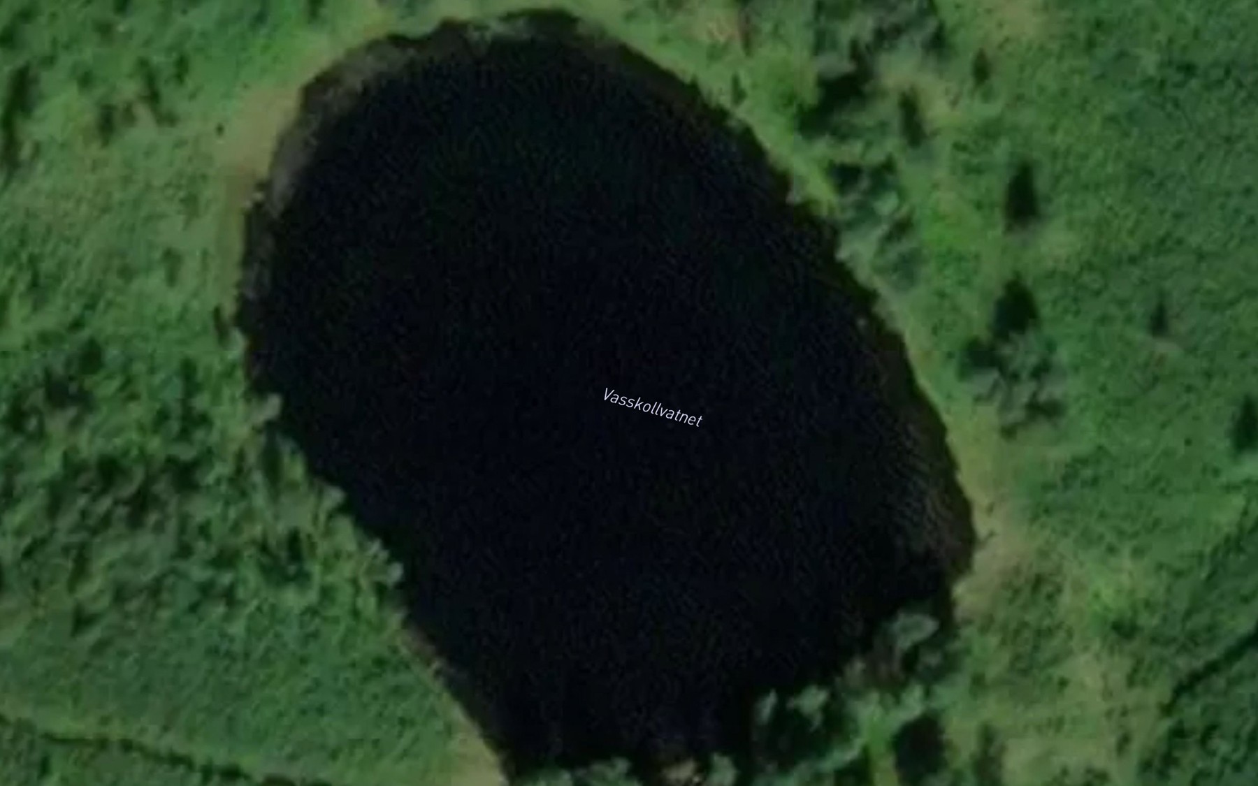 Satellite map of the Vasskollvatnet