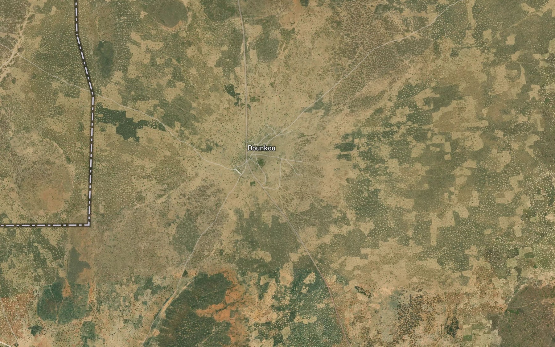Satellite map of the Mare aux Caimans