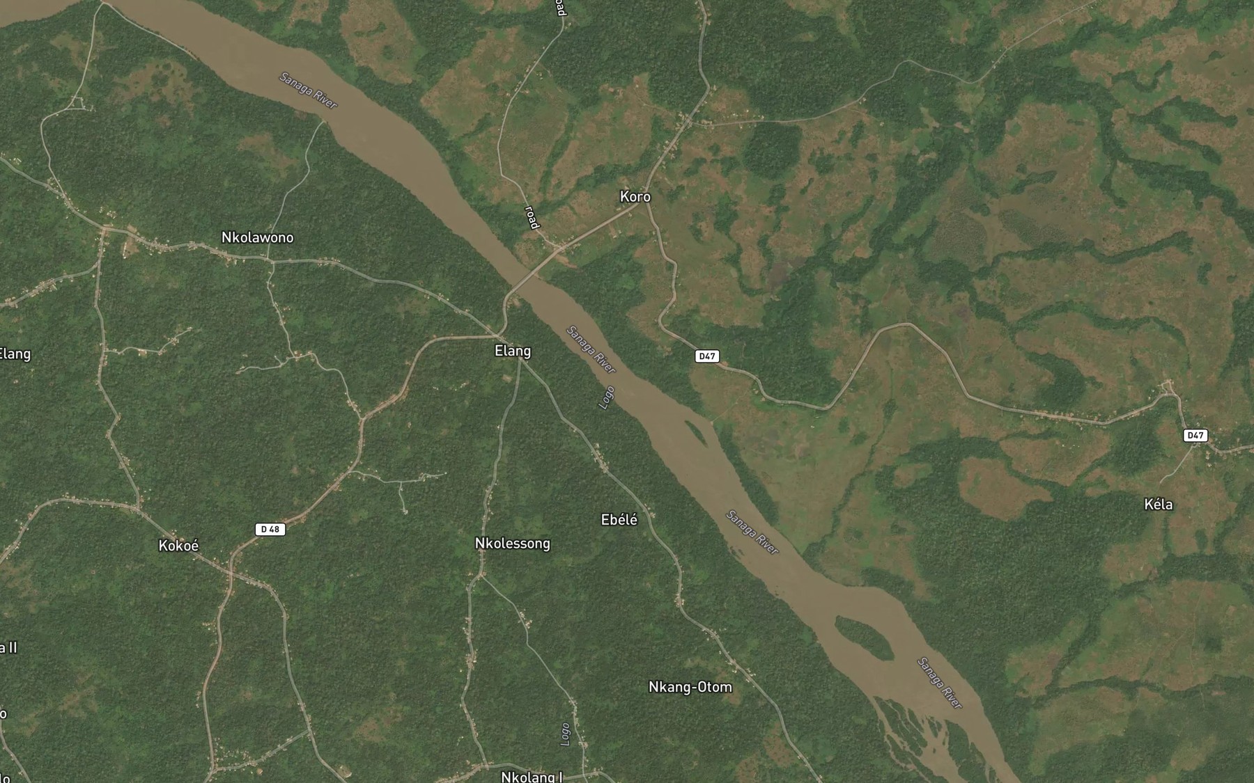 Satellite map of the Maloko
