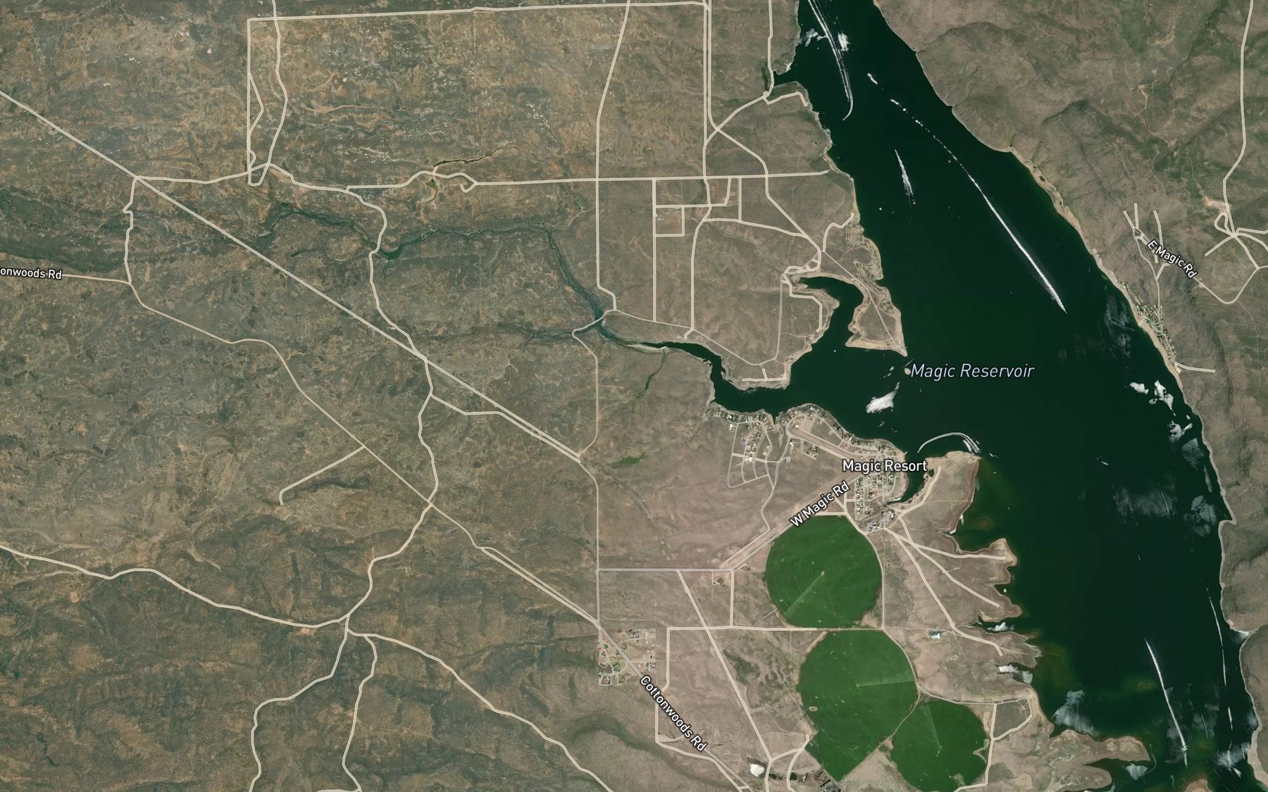Satellite map of the Pofferman Spring