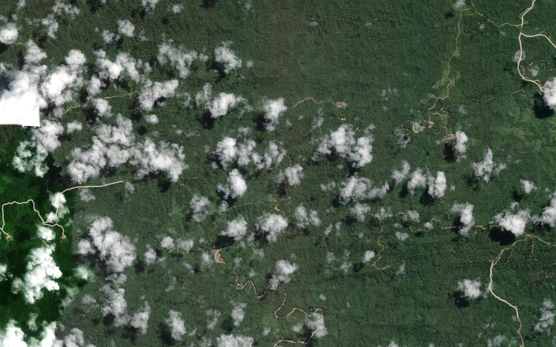 Satellite map of the Sungai Sibatu