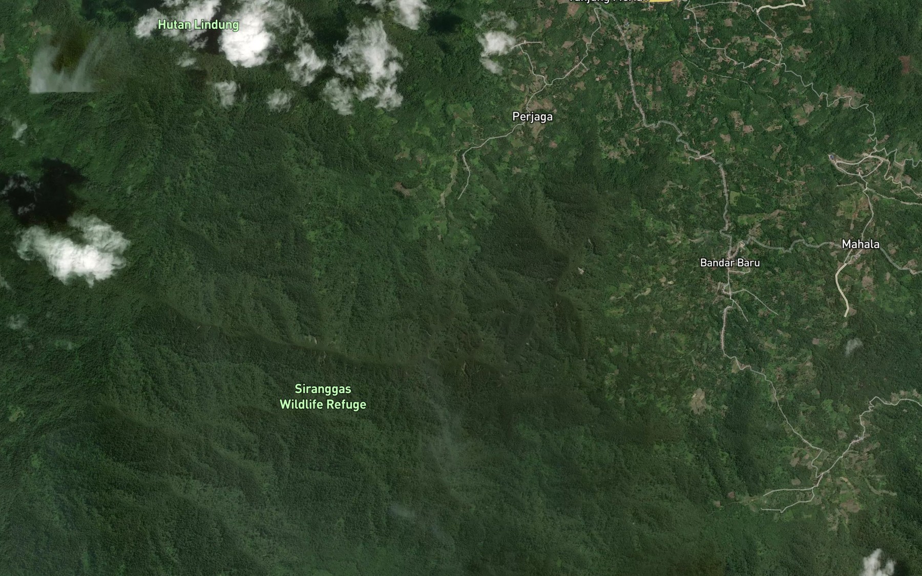 Satellite map of the Lae Mbara