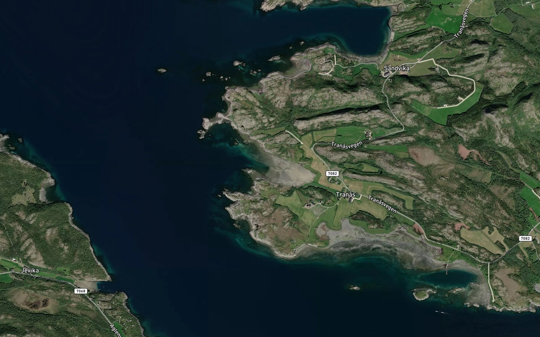 Satellite map of the Nordsjovika