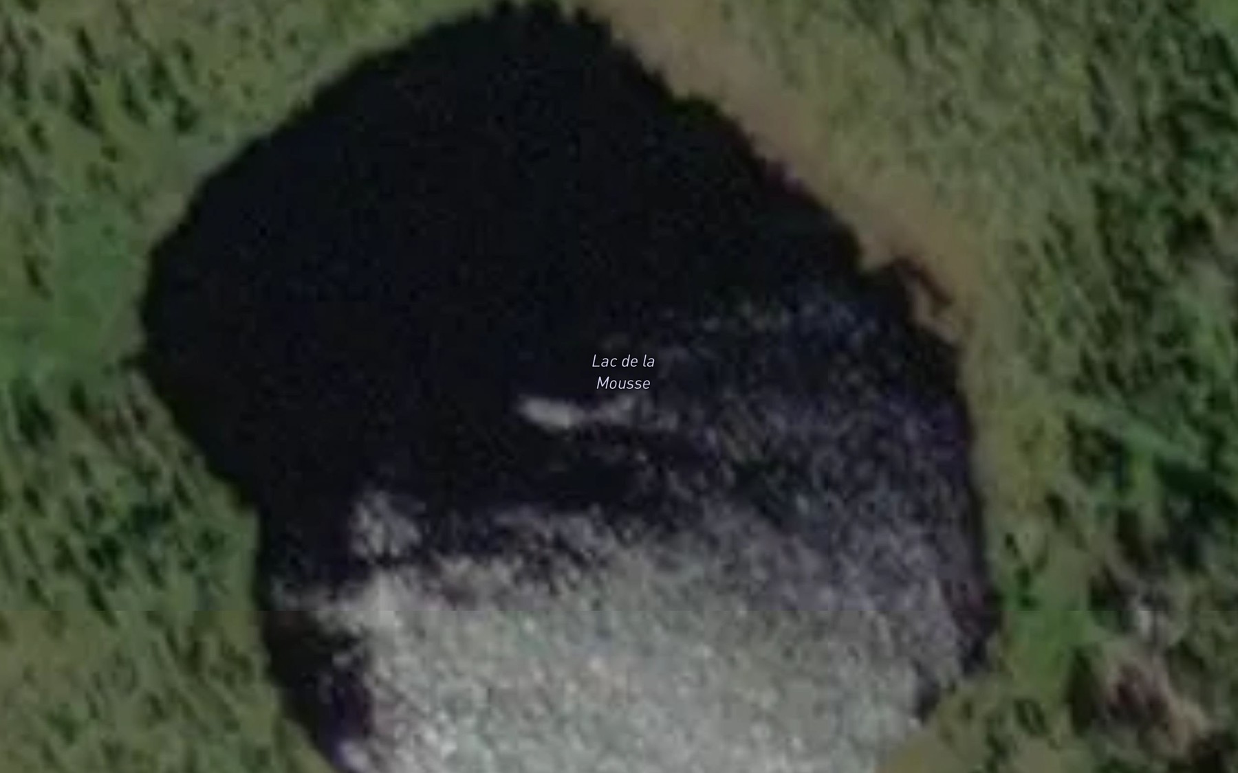 Satellite map of the Lac de la Mousse