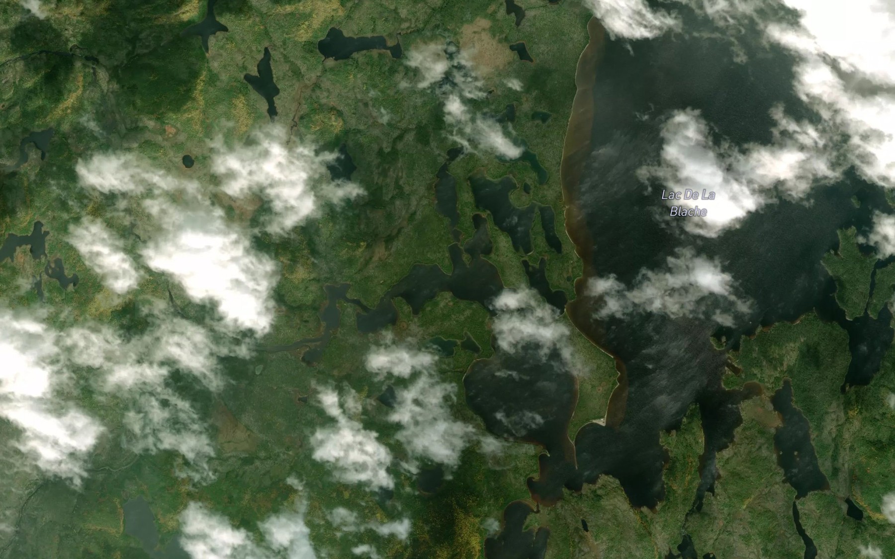 Satellite map of the Riviere Lapointe