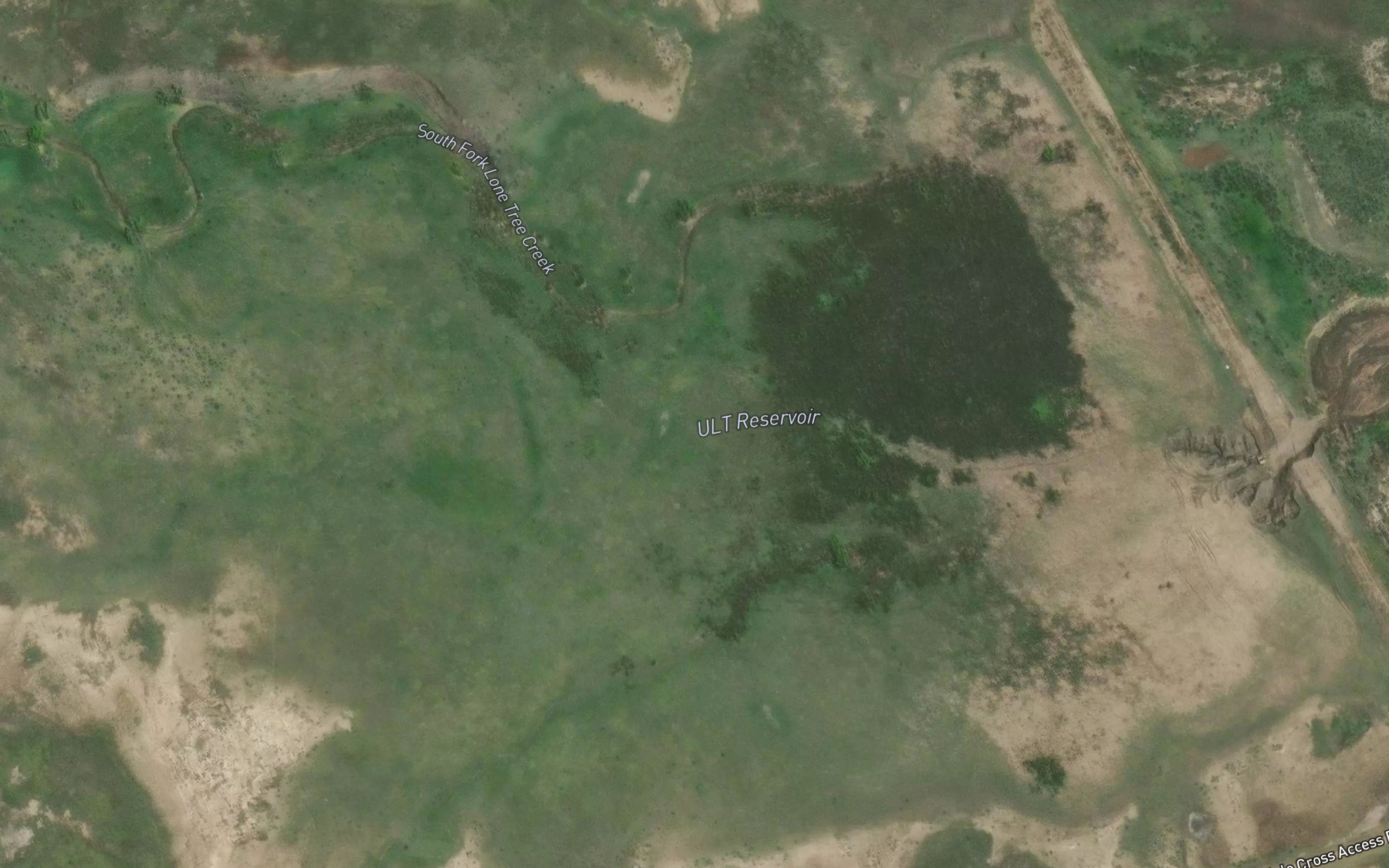 Satellite map of the ULT Reservoir