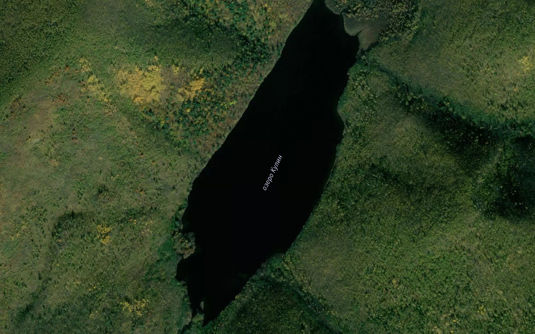 Satellite map of the Ozero Kulin