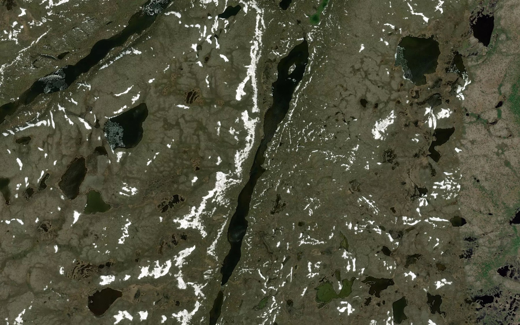 Satellite map of the Cieskadas-Suolojavri
