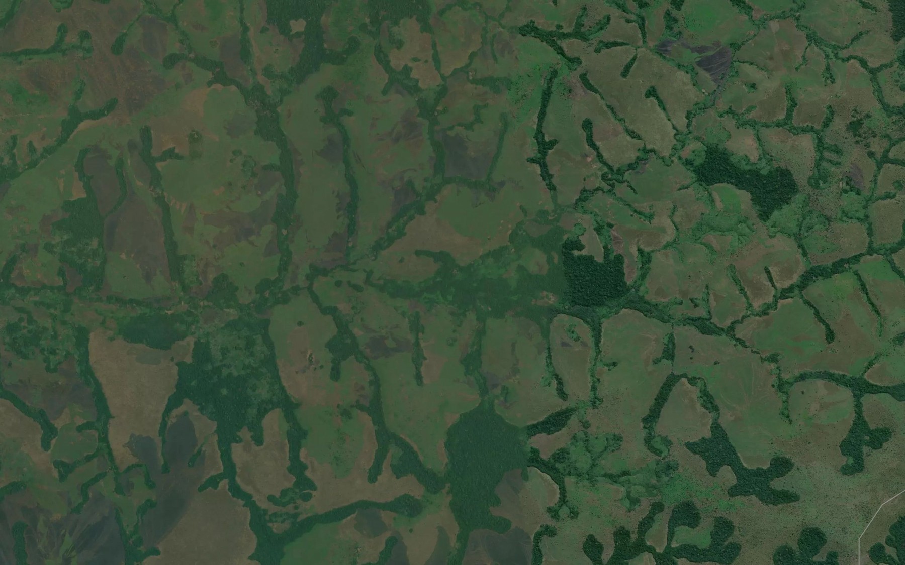 Satellite map of the Mukejnu