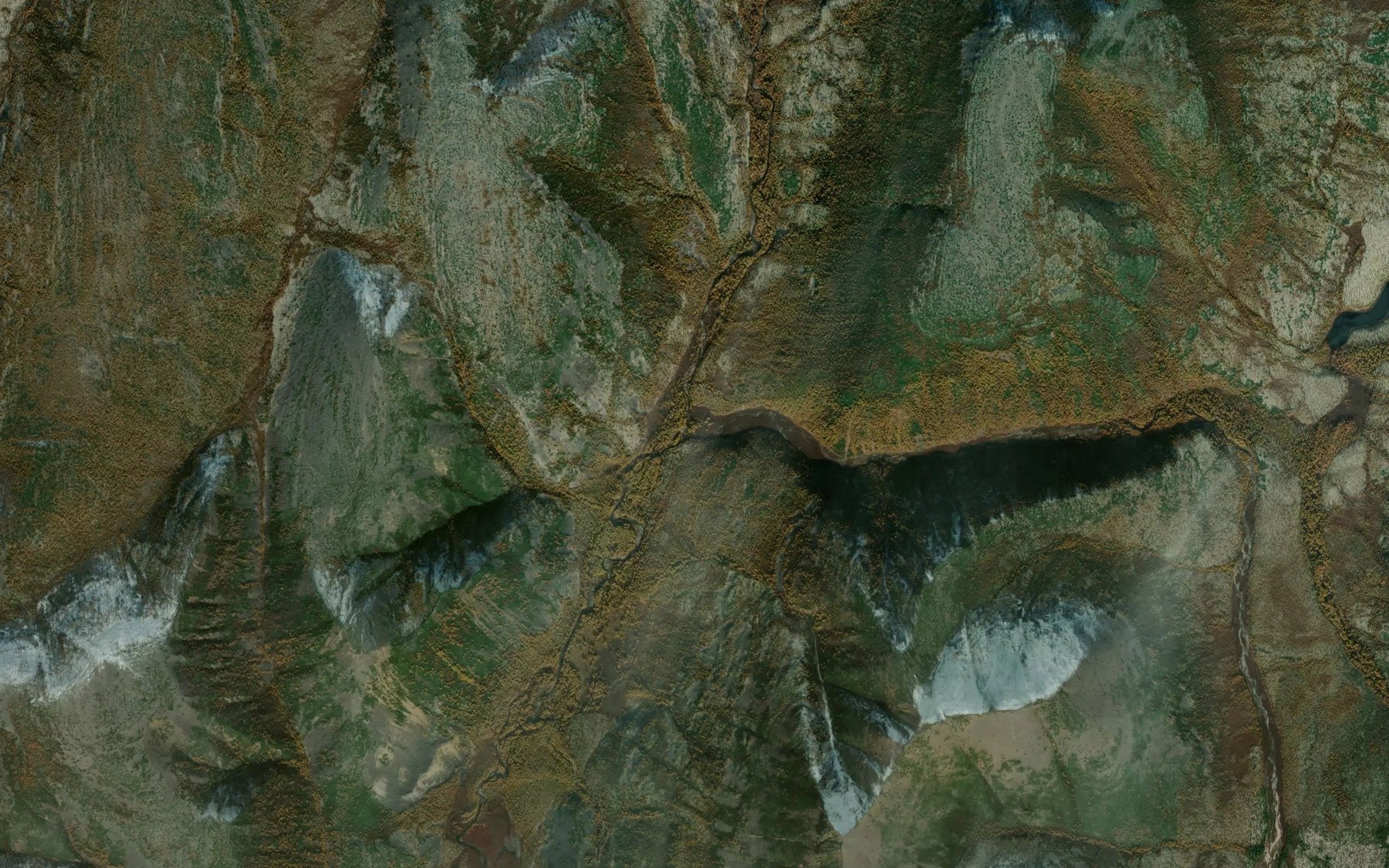 Satellite map of the Levyy Kap