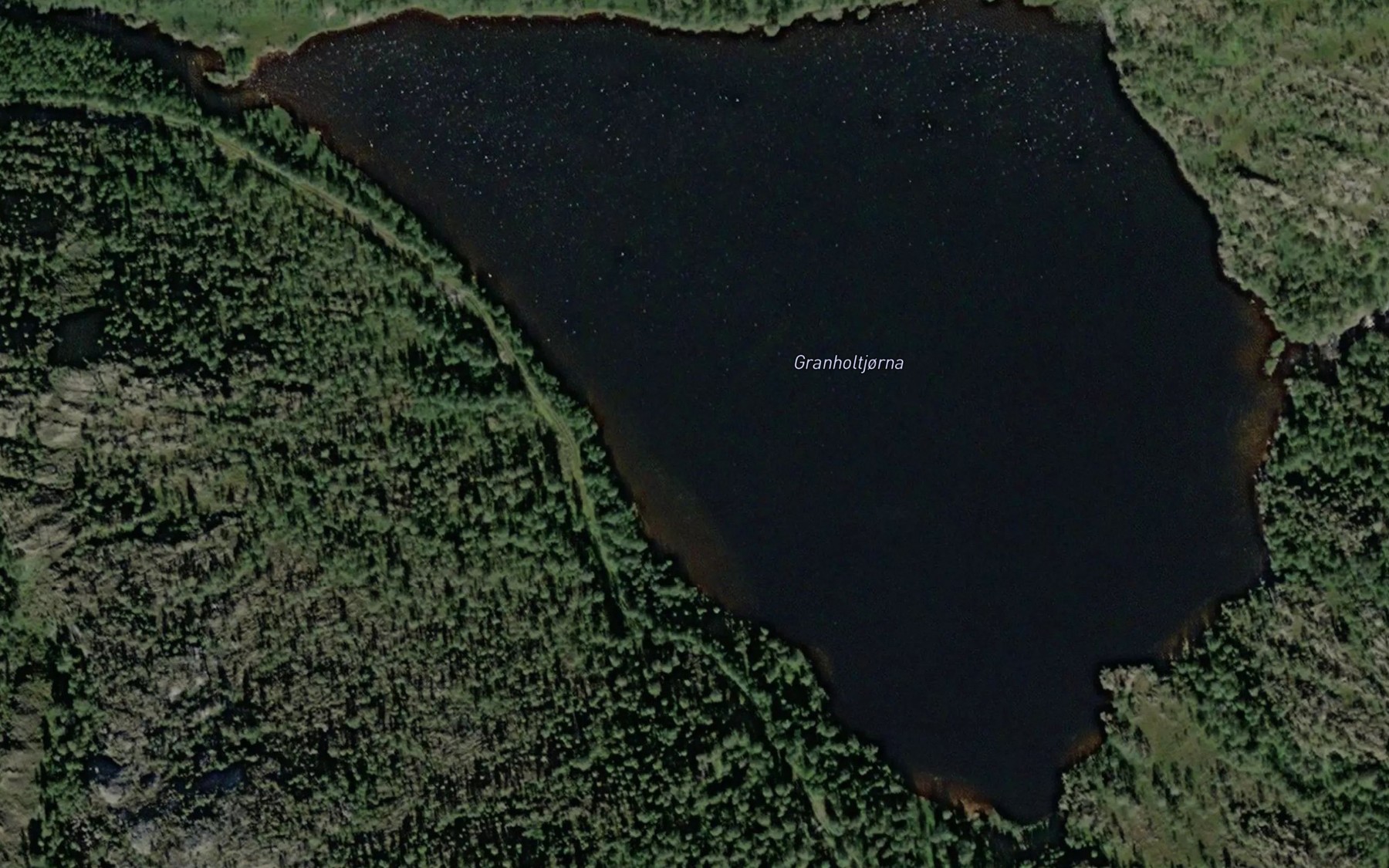 Satellite map of the Granholtjorna