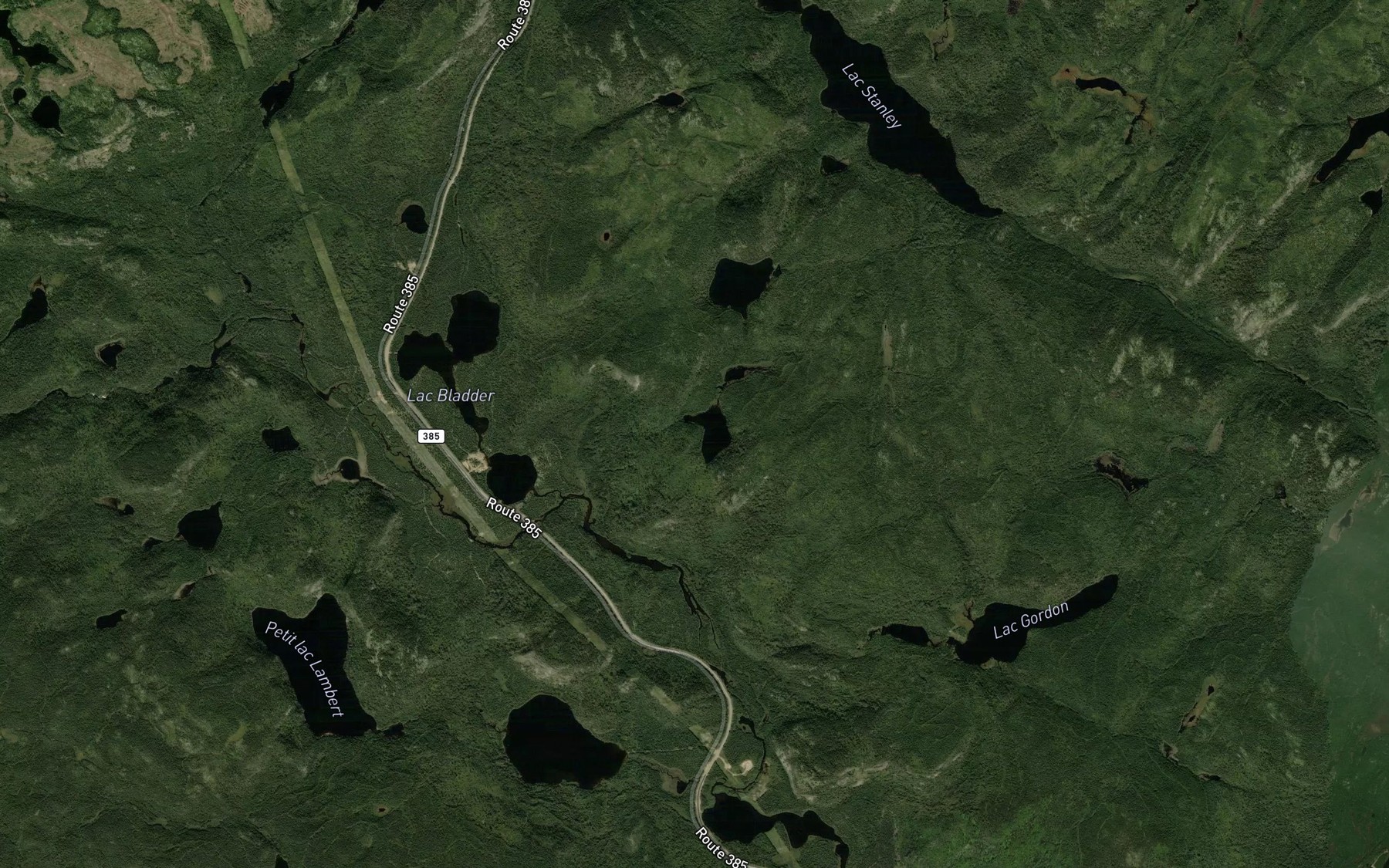 Satellite map of the Lac de l'Ours