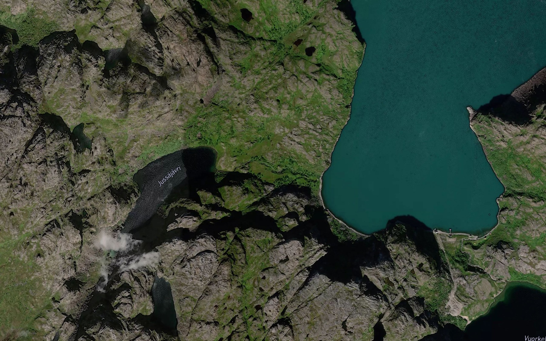 Satellite map of the Jussajakka