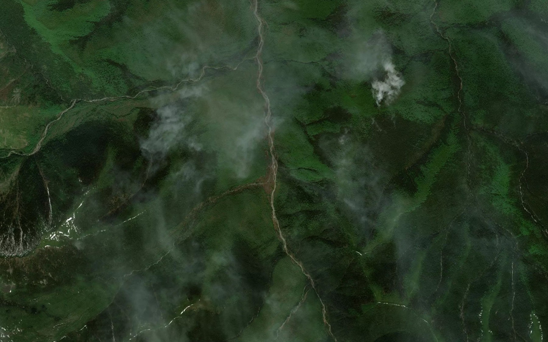 Satellite map of the Ozernyy