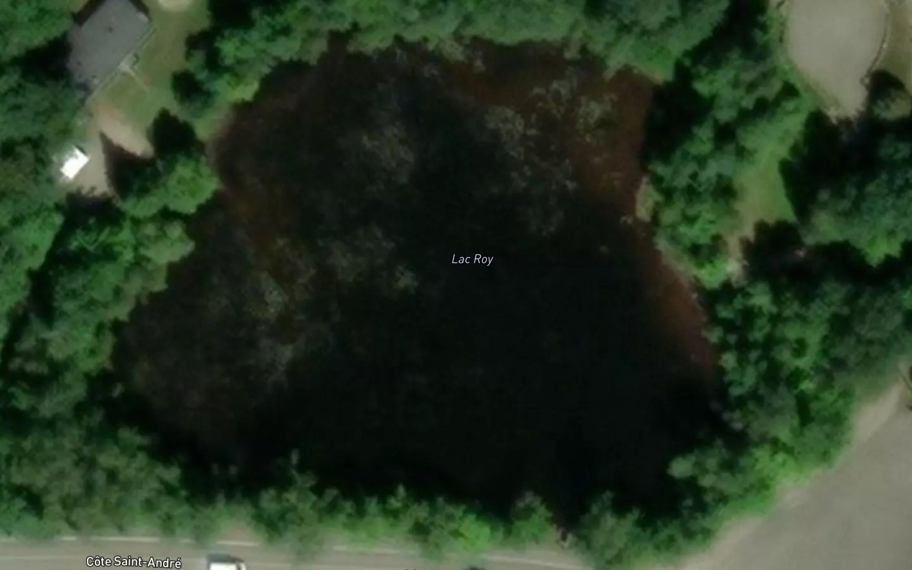 Satellite map of the Lac Roy